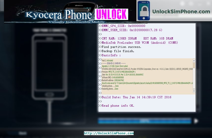 Kyocera C6530 Unlock Code Free